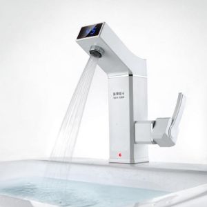 2500W Bathroom Kitchen Instant LED Display Hot Water Tap Electric Water Faucet Tankless Electric Water Heater