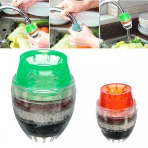 Household Kitchen Home Carbon Faucet Mini Tap Water Clean Filter Purifier Filtration Cartridge 21-23mm Carbon Water Filter