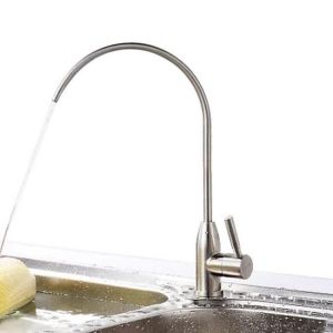 Single Handle Drinking Water Rotating Faucet Cold Filter Faucet 304 Stainless Steel Connect Water Purifier 2 points Pipe Faucet