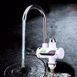 Kitchen Bathroom Heating Faucet LED Digital Display Instant Heating Electric Water Heater Tap