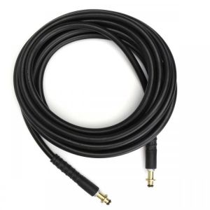 8m Black Resin Pipe Pressure Washer Hose 1200PSI 1/4" Hose ID Replacement for Karcher