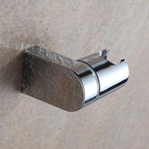 ABS Chrome Handheld Shower Head Bidet Sprayer Holder 360&deg; Rotatable Adjustable Bracket Base