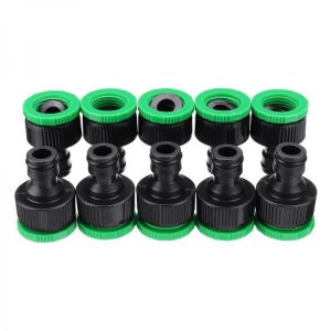 10Pcs 1/2 &amp; 3/4 Inch Faucet Adapter Female Washing Machine Water Tap Hose Quick Connector Garden Irrigation Fitting