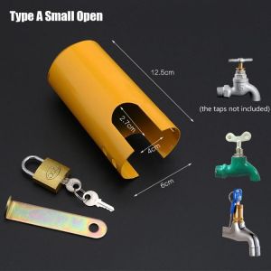 Lock Tap Protective Cover Outdoors Garden Against Theft Lock Faucet Tap Safe Lockable Protective