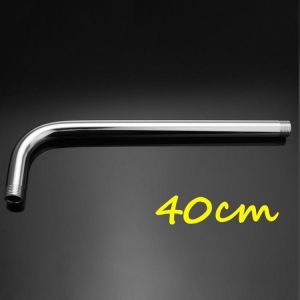 shopping כיורים ומסנני מים 20/40/50cm Square Chrome Wall Mount Shower Extension Arm for Bathroom Rain Shower Head