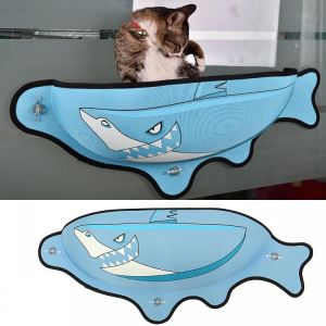 79x35cm Pet Cat Hanging Hammock Window Mounted Bed Cushion Shelf Resting Basket