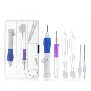 Magic Diy Embroidery Pen Set Knitting Sewing Tool Kit Punch Needle