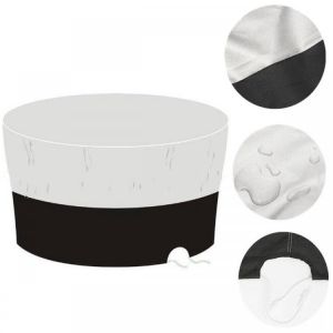 Waterproof Patio Garden Yard Outdoor Furniture Cover Round Table Dust Protection Furniture Waterproof Cover