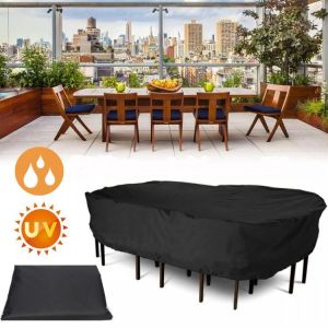 Garden Patio Furniture Winter Cover Waterproof Large Rectangular Table Chair Covers