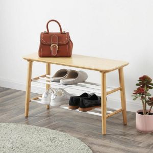 CHENGSHE Multifunction Bamboo Bench Shoe Storage Racks from xiaomi youpin