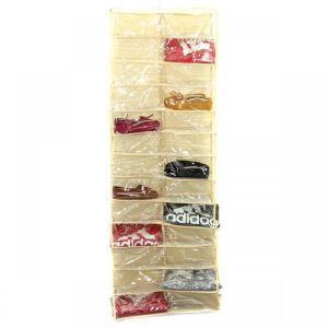 26 Interlayers Door Hanging Shelf Display Stand Holder Shoe Storage Organizer Bag