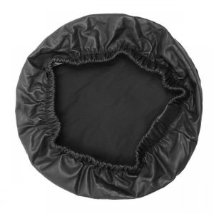 Round Chair Covers Elastic Leather Dustproof Bar Stool Seat Slipcover