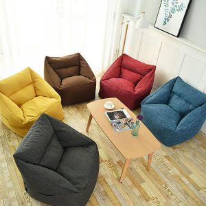 75*65*40cm Bean Bag Cover and Wash Bag Chair Indoor for Adults Kids Multicolor Lazy Sofa