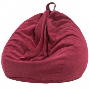 Corduroy Bean Bag Chair 70*80cm Multicolor Gaming Sofa Cover Indoor Lazy Sofa With Mesh Bag Liner Cover
