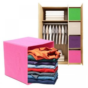 Jumbo Foldable Canvas Storage Tidy Organizer Collapsible Folding Box Cube Shelf Storage Baskets
