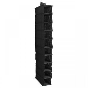 10 Tiers Hanging Rack Bag Cloth Shoes Hanger Organizer Wardrobe Armoires Closet Storage Home Decor