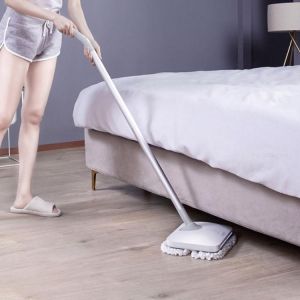 shopping ניקיון הבית XIAOMI Mijia Wireless Handheld Electric Mopping LED Wiper Floor Window Washers Wet Mop Vacuum Cleaner, 60min Long Battery life