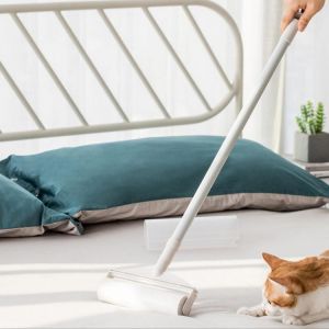 shopping ניקיון הבית Jordan &amp; Judy Retractable Roller Sticky Mop for Bed, Sofa, Floor Mat 130cm Rod from Xiaomi Youpin