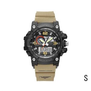 TwentySeventeen QingPai Luminous Display Calendar Alarm Clock Countdown 5ATM Waterproof Dual Display Digital Watch from Xiaomi You