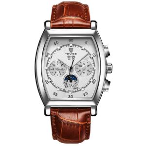 TEVISE 8383A Week Date Display Automatic Mechanical Watch Business Style Men Wrist Watch