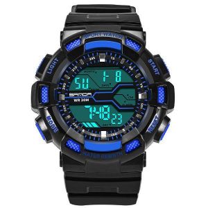 SANDA 378 Digital Watch Military Stopwatch Waterproof Outdoor Sport Men Watch