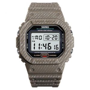 SKMEI 1471 Military Stopwatch Alarm Waterproof Sports Shockproof Digital Watch Men Watch