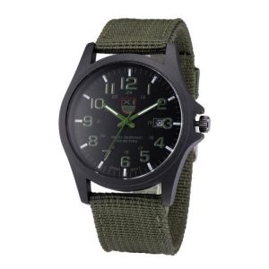 XINEW Nylon Band Casual Style Quartz Watch Date Display Men Wrist Watch