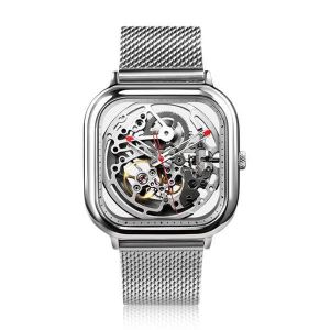 Original CIGA Design Men Automatic Mechanical Watch Full Hollow Stainless Steel Wrist Watch from xiaomi youpin