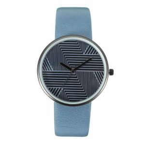 Fashion Unisex Watches Creative Round Dail Watches Leather Strap Couple Wrist Watches