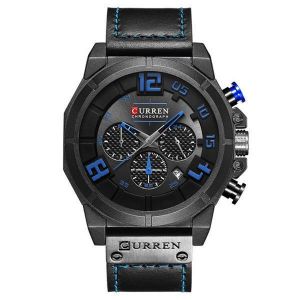 CURREN 8287 Chronograph Quartz Watch Display Date and Time Men Wrist Watch