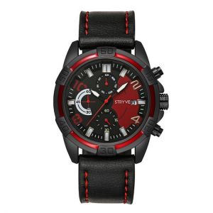 STRYVE S1001 Fashion Chrono Time Date Display Stopwatch Men Sport Quartz Watch