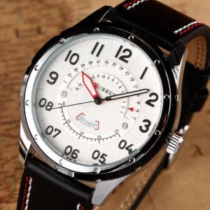 CURREN 8267 Casual Style Men Wrist Watch Calendar Quartz Movement Watch