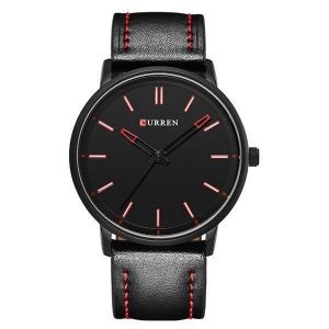 shopping שעונים לגבר CURREN 8233 Fashion Male Leather Quartz Watch Elegant Business Men Style Wrist Watch