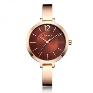 CURREN 9012 Alloy Case Casual Style Women Bracelet Watch Gift Waterproof Quartz Watch