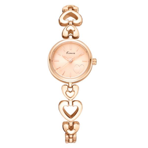 KIMIO K6206S Fashion Women Quartz Watch Elegant Heart-sharp Ladies Bracelet Watch