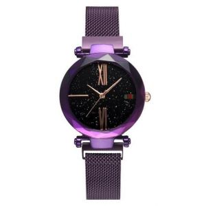 Fashion Star Magnetic Milanese Steel Band Women Quartz Watch
