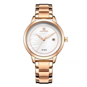 NAVIFORCE 5008 Elegant Design Women Wrist Watch Waterproof Date Display Quartz Watch