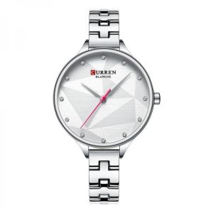 CURREN 9047 Elegant Design Ladies Wrist Watch Crystal Full Steel Quartz Watch