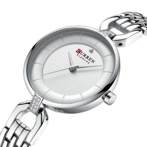 CURREN 9052 Rhinestone Elegant Design Women Wrist Watch Casual Style Quartz Watch