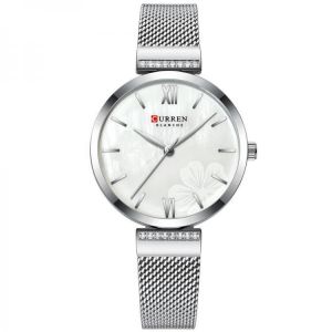 CURREN 9067 Simple Design Ladies Wrist Watch Crystal Full Steel Band Quartz Watches