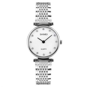 SKMEI 1223 Rhinestones Waterproof Ladies Wrist Watch Casual Style Dress Quartz Watches