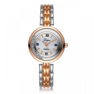LVPAI P139 Casual Style Ultra Thin Design Women Bracelet Watch Full Steel Quartz Watches
