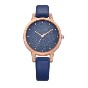 REBIRTH RE018 Rhinestone Elegant Design Women Wrist Watch Rose Gold Case Quartz Watch