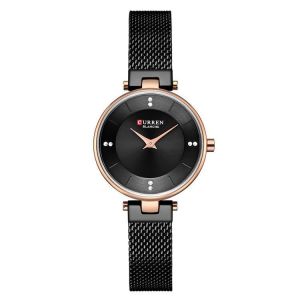 CURREN 9031 Ultra Thin Dial Case Elegant Design Women Watch Full Steel Quartz Watch