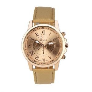 OTOKY JY9007 Fashion Women Watch Light Luxury Casual Leather Strap Quartz Watch