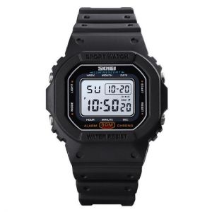 SKMEI 1608 Sport Camouflage Children Watch 5ATM Waterproof Luminous Week Display LED Kids Outdoor Digital Watch