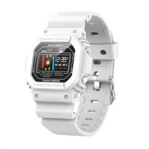 XANES&reg; X12 0.96'' Touch Screen IP68 Waterproof Smart Watch Real-time Weather Status Heart Rate Blood Oxygen Moni