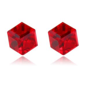 Creative Unisex Cubic Crystal Magnetic Clip Earring Fashion Magnet No Piercing Colorful Earrings
