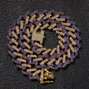 Geometric Square Cuban Chain Necklace