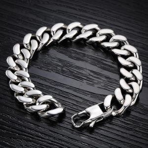 shopping תכשיטים לגבר Titanium Steel Cuban Stainless Steel Male Bracelet